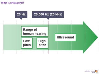 Animated Science
2016
What is ultrasound?
 