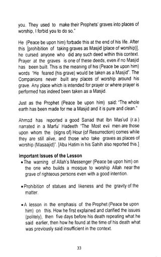 33 LESSONS FOR EVERY MUSLIM | PDF