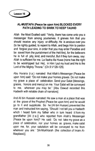 33 LESSONS FOR EVERY MUSLIM | PDF