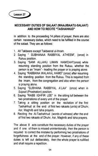 33 LESSONS FOR EVERY MUSLIM | PDF