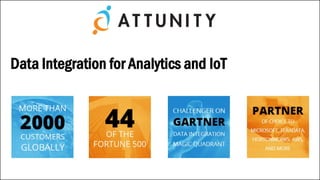 Data Integration for Analytics and IoT
 