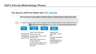 SAP’s Activate Methodology Phases
 
