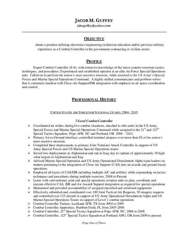 Cia Resume Objective Cia Resume Objective