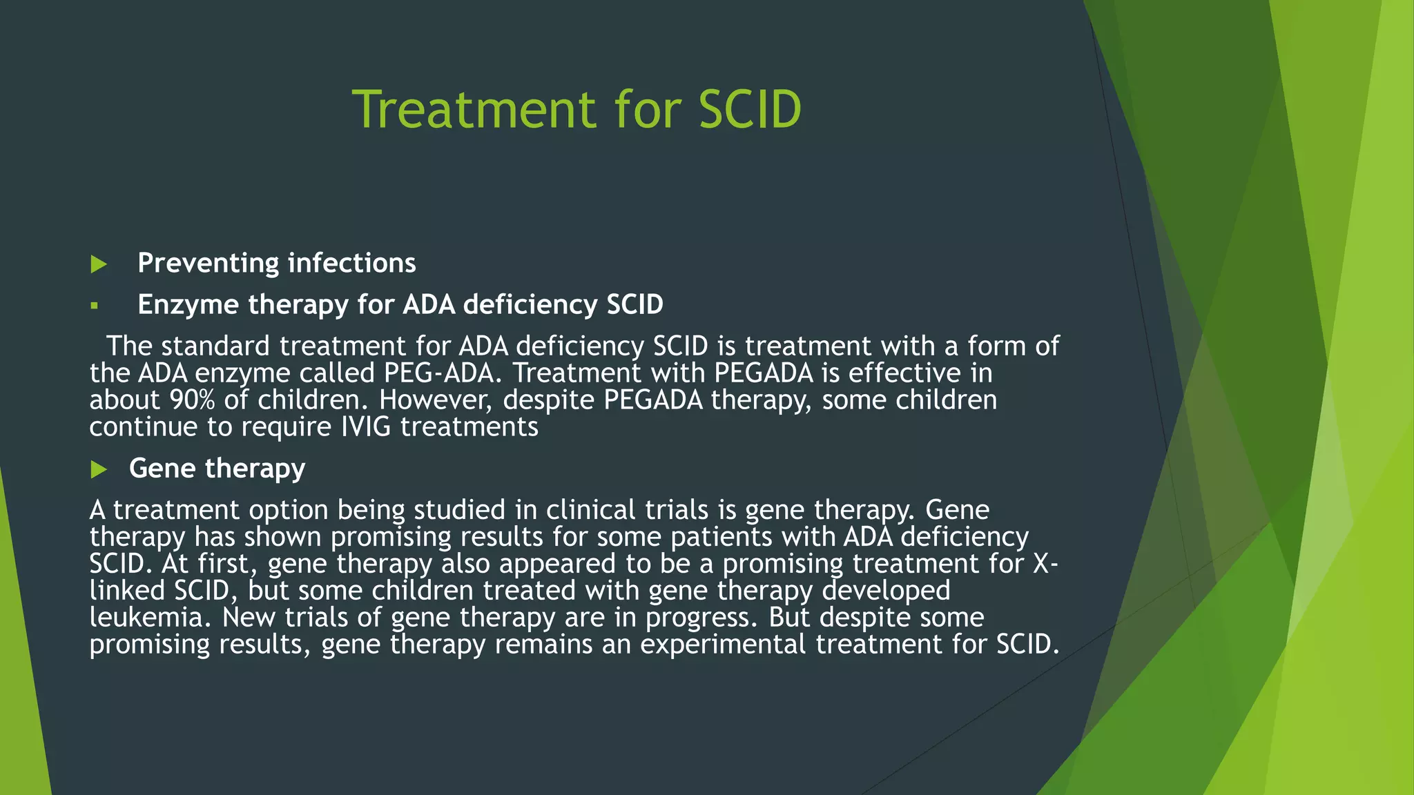 Scid Rv severe-combined-immunodeficiency | PPTX