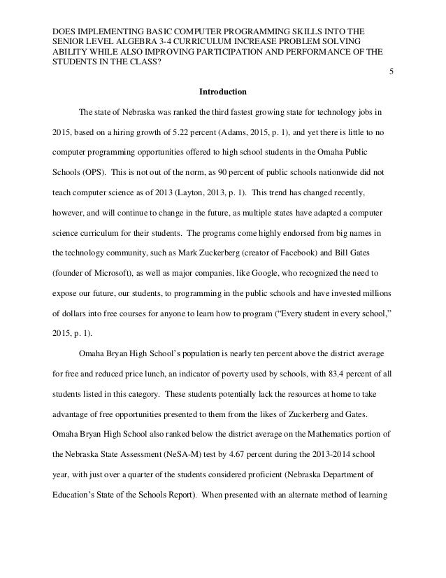 Writing a Research Paper for Your Science Fair Project research paper on computer programming