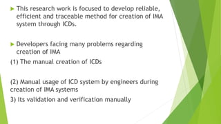 Towards Automating Interface Control Documents Elaboration and ...