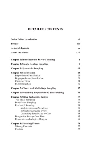 Introduction to Survey Sampling Second Edition Graham Kalton | PDF