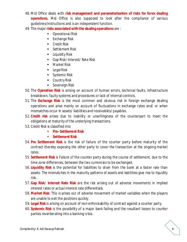Role of forex officer in banks