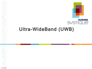 1 11/24/2008
Ultra-WideBand (UWB)
 