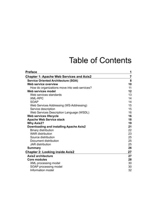 Apache Axis2 Web Services 2nd Edition Deepal Jayasinghe | PDF
