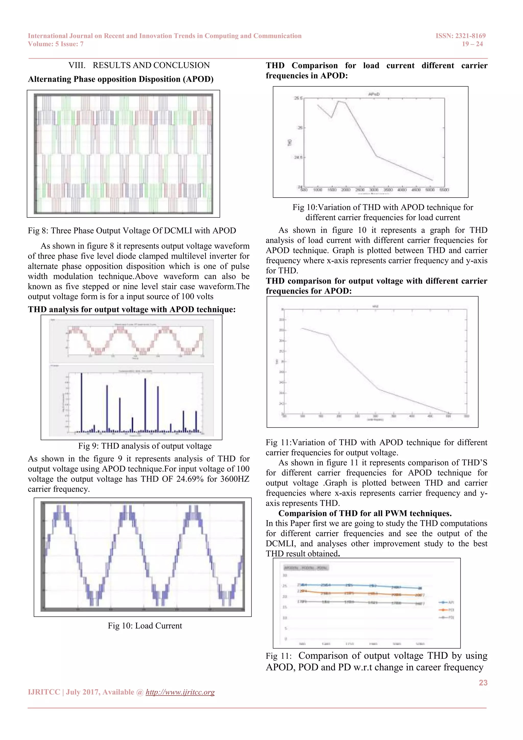 Simulation of Five Level Diode Clamped Multilevel Inverter | PDF
