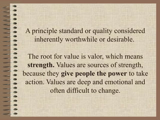 Values Deep Meaning CoreValues-SourGrapes | PPT