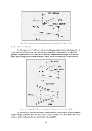 Improved Inlets Testing The Validity Of Hydraulic Losses Described In The CIRIA ...