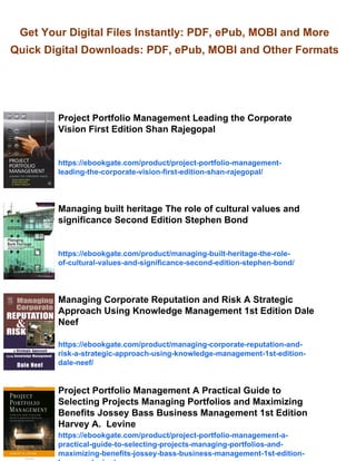 Shan Rajegopal Managing a Corporate Bond Portfolio Leland E. Crabbe | PDF