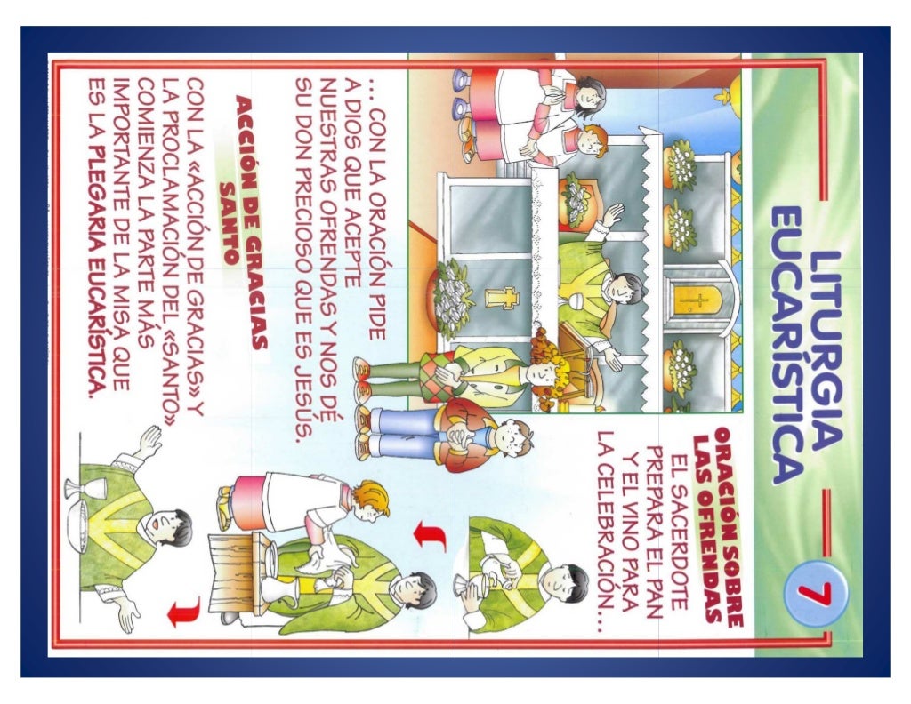 Partes de la Misa en dibujos