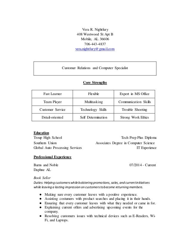 vera nightfury resume doc malone staffing lagrange ga