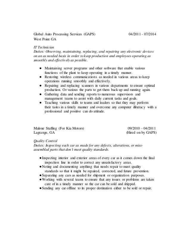 vera nightfury resume doc malone staffing lagrange ga