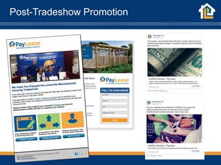 Post-Tradeshow Promotion
 