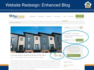 Website Redesign: Enhanced Blog
 