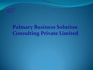 Palmary Business Solution
Consulting Private Limited
 