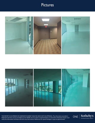 Pictures
THIS REPORT IS AN OPINION OR COMPARATVE MARKET ANALYSIS AND IS NOT AN APPRAISAL. The information provided is
believed to be from sources we believe to be reliable, but we make no representations or warranties whatsoever. Buyer must
verify the information and bears all risk for any inaccuracies. References for square footages or age are approximates.
 