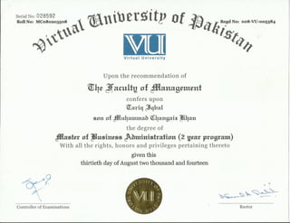 MBA Degree-Original