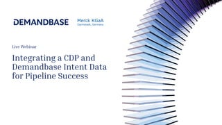Live Webinar
Integrating a CDP and
Demandbase Intent Data
for Pipeline Success
 