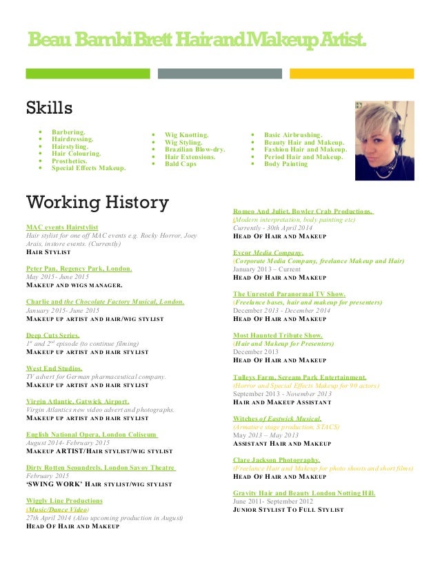 Beau Brett Cv December 2015