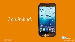 I switched.
@kyleplacy
 