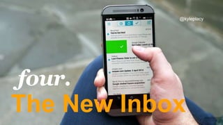 The New Inbox
four.
@kyleplacy
 