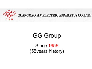GG Group
Since 1958
(58years history)
 