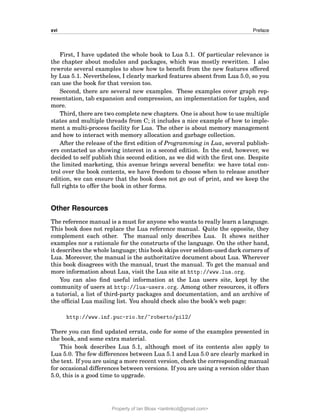 Programming in Lua 2nd Edition Roberto Ierusalimschy | PDF