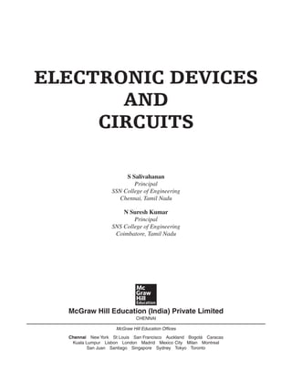 Comprehensive Guide to Electronic Devices and Circuits for Engineering ...