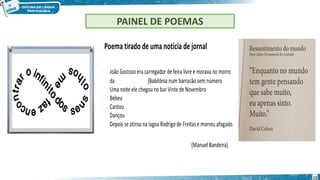 PAINEL DE POEMAS
13
 