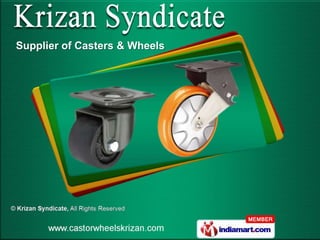 Supplier of Casters & Wheels
 