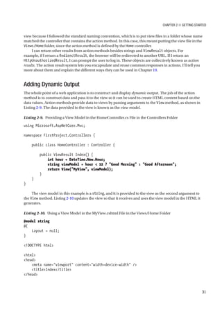 Pro ASP.NET Core 6: Develop Cloud-Ready Web Applications Using MVC ...