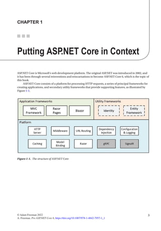 Pro ASP.NET Core 6: Develop Cloud-Ready Web Applications Using MVC ...