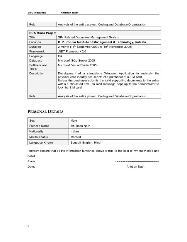 Anirban Nath resume