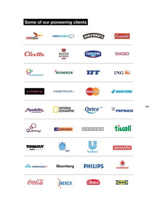 183
Some of our pioneering clients
 