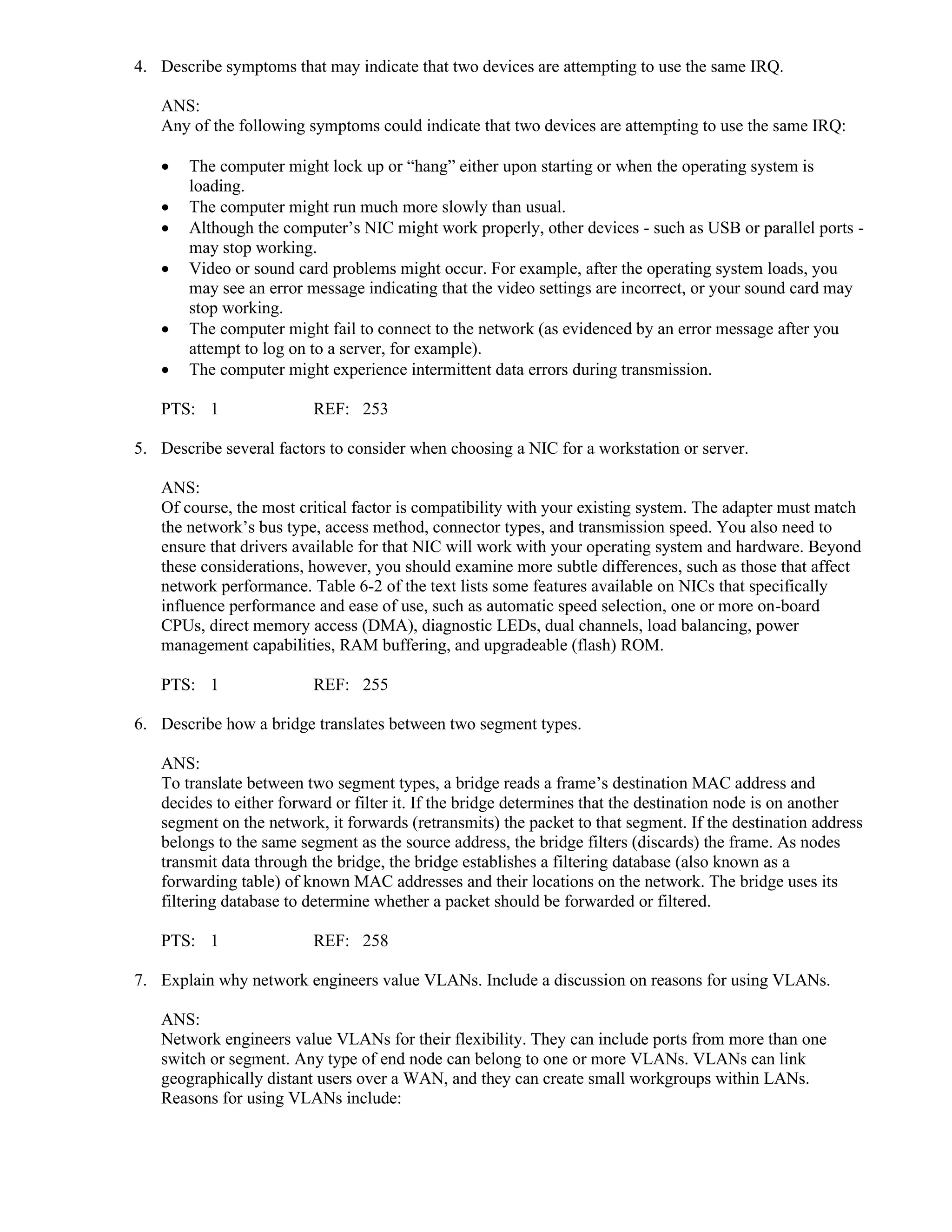 Network+ Guide to Networks 5th Edition Dean Test Bank | PDF