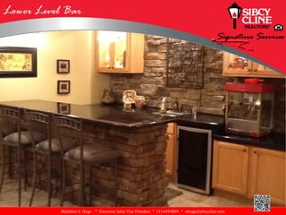Lower Level Bar




           Madeline S. Hoge   * Executive Sales Vice President * 513-659-0095 * mhoge@sibcycline.com
 