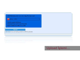 14Upload İşlemi…
