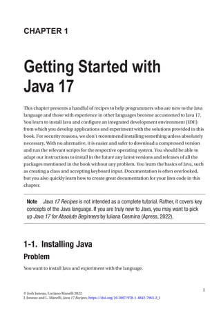 Java 17 Recipes - A problem-solution approach 4th Edition Josh Juneau | PDF