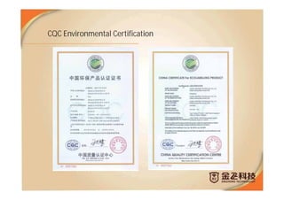 CQC Environmental Certification
 