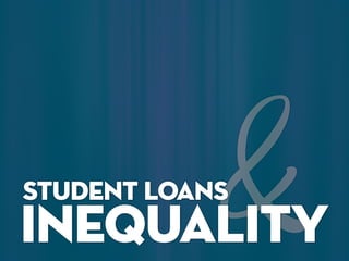 Student loans
inequality
 