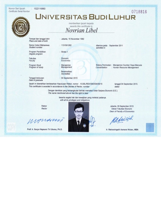 Ijazah S1