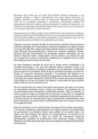 2	
Decíamos más arriba que el orden librecambista liberal amenazado es un
concepto ambiguo e incluso contradictorio que ex...