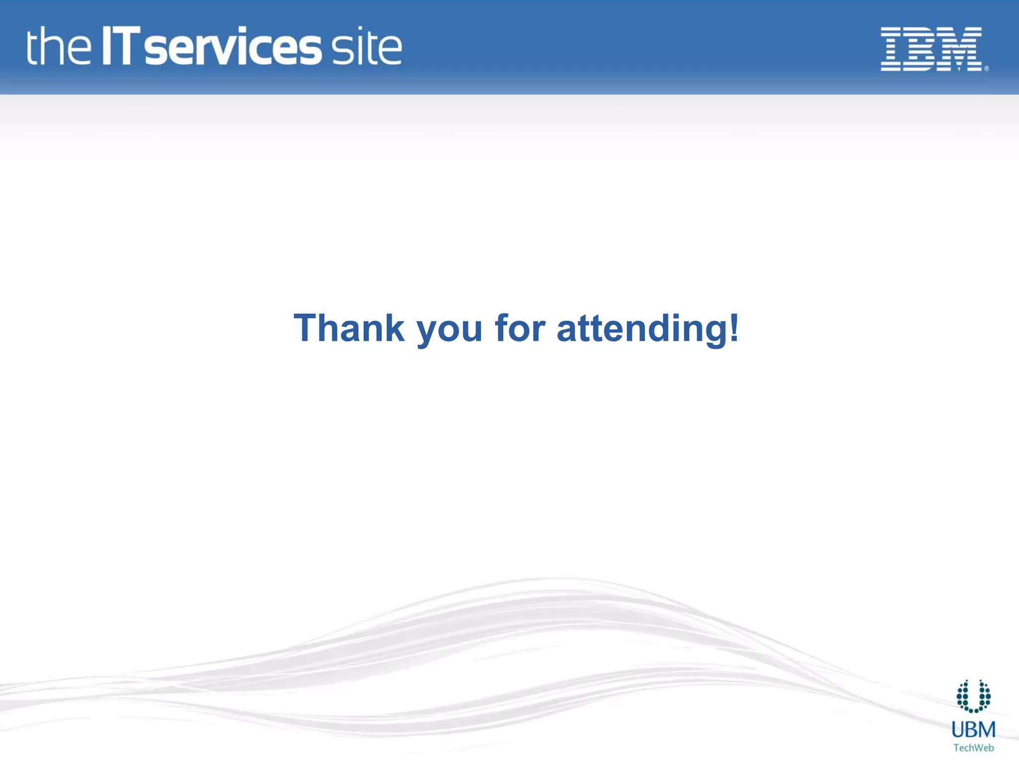 Thank you for attending!
 