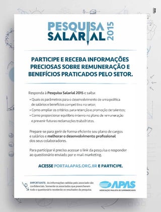 janeiro/fevereiro 2015 • Acontece APAS 23
 