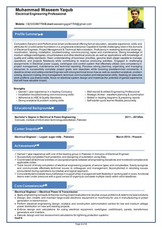 Waseem Layyah waseem cv word document | DOCX